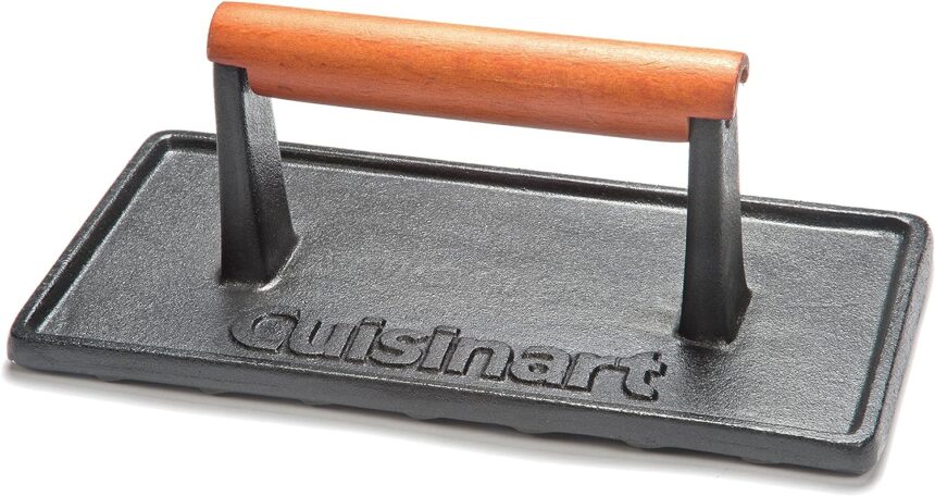 Cuisinart CGPR-221 Cast Iron Grill Press Review: Durable and Superior Performance