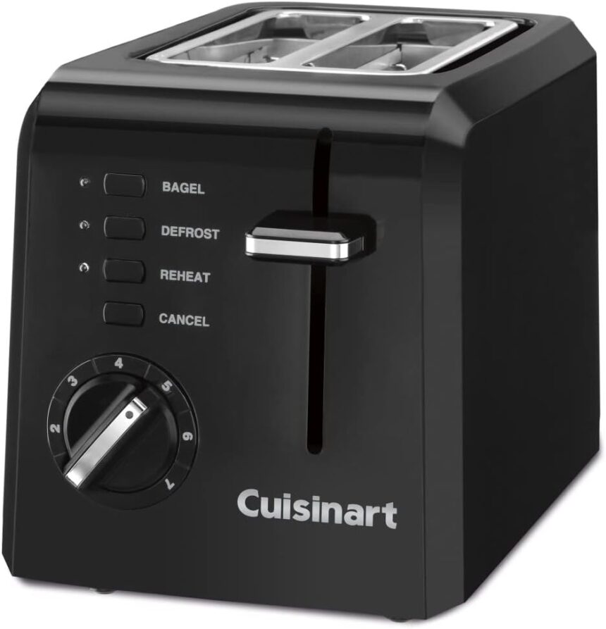 Cuisinart CPT-122BK 2-Slice Compact Plastic Toaster, Black: Reliable and Sleek Performance  Review